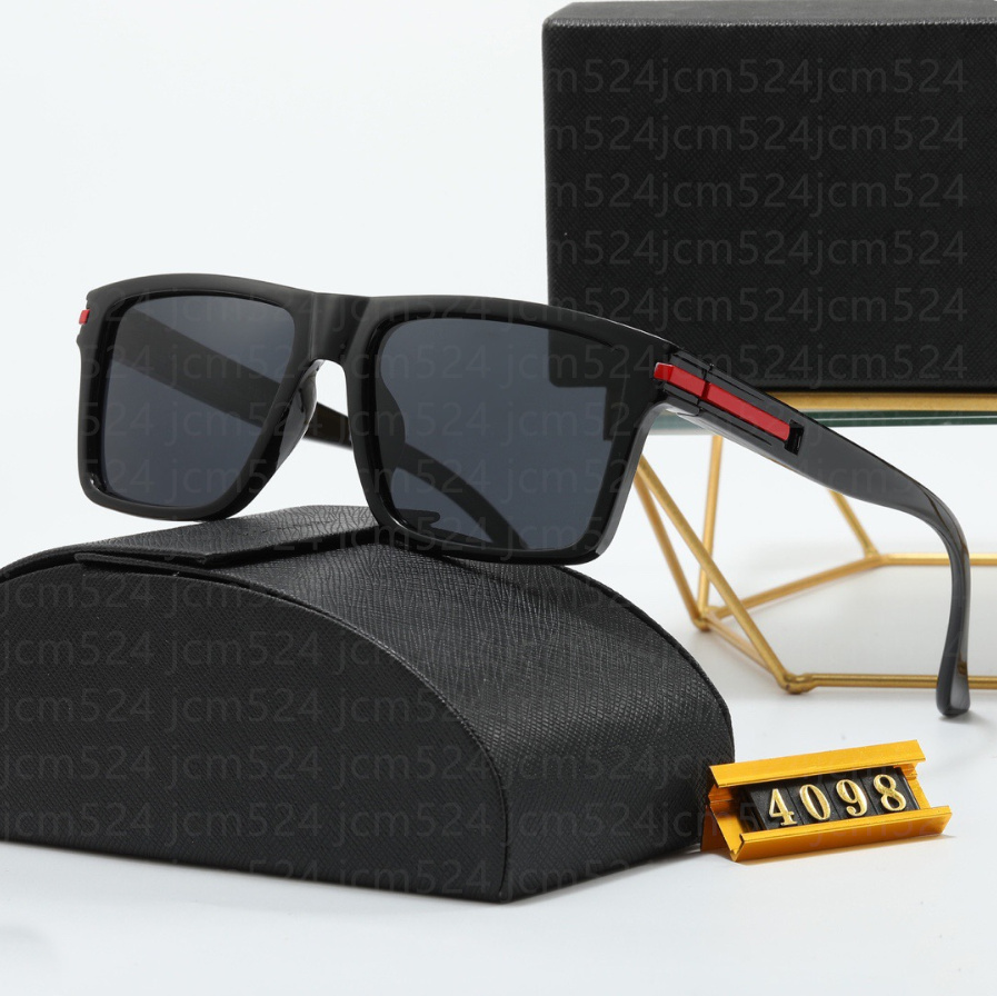 New luxury Oval sunglasses for men designer summer shades polarized eyeglasses black vintage oversized sun glasses of women male sunglass with box