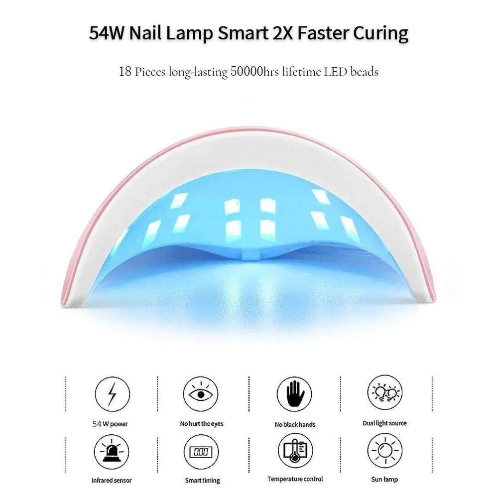 LED Nail Dryer For Nails 18 UV Lamp Beads Drying All Gel Polish USB Charge Professional Manicure Equipment X250710 X250710