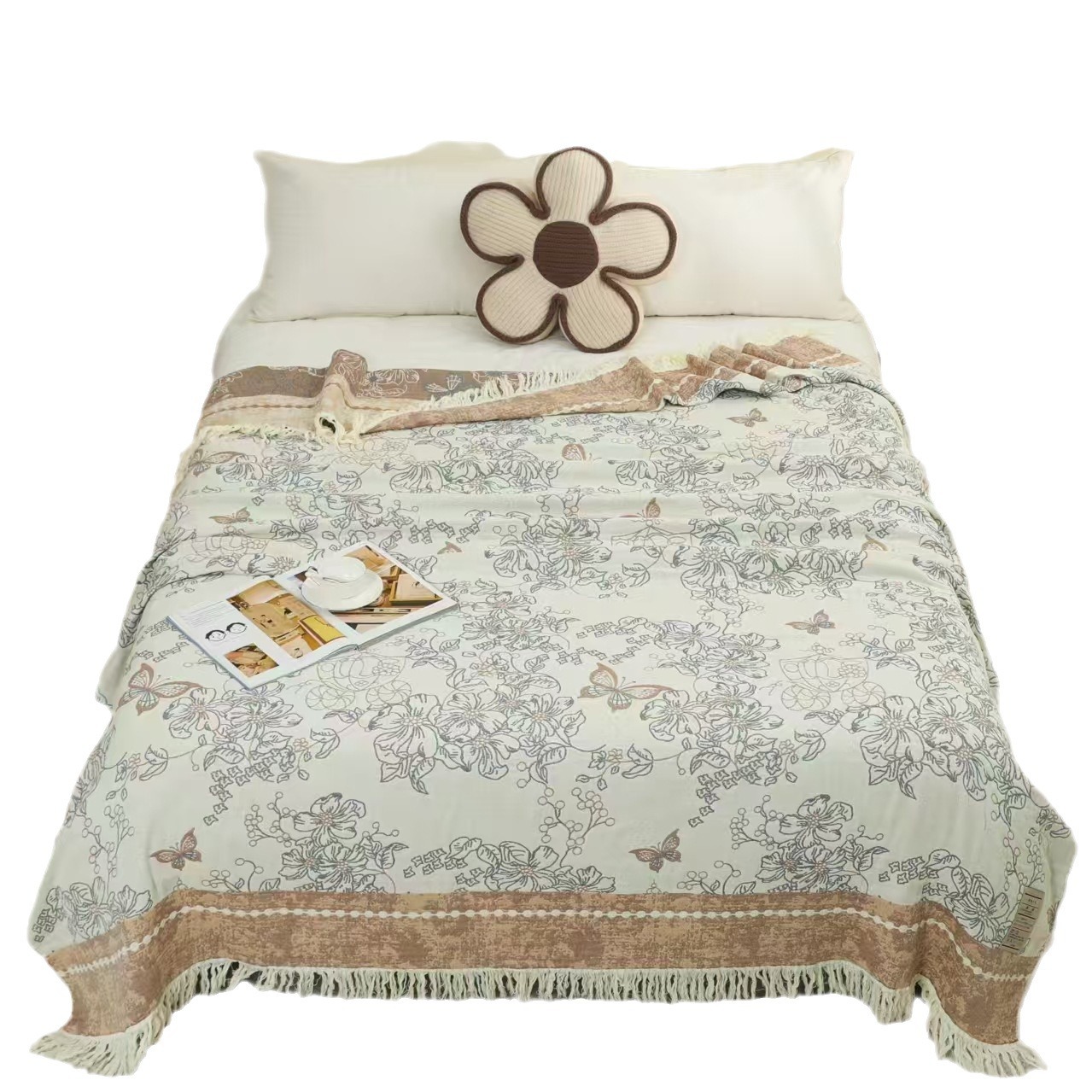 New Summer Blanket For Beds Double Sofa Towel Thin Sheet Single Cool Quilt Cotton Blanket And Bedspread Breathable Comfortable