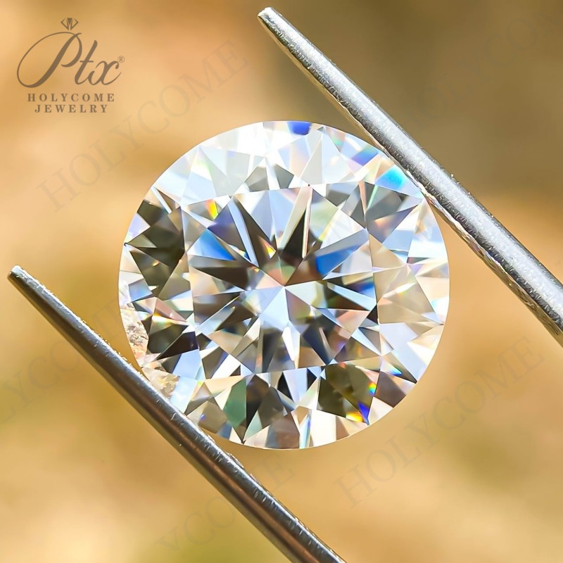 Factory White D Color VVS1 Loose Moissanite Diamonds 0.1~3 Carat High Quality 8 Hearts 8 Arrows Loose Moissanite Stones with GRA Certificates