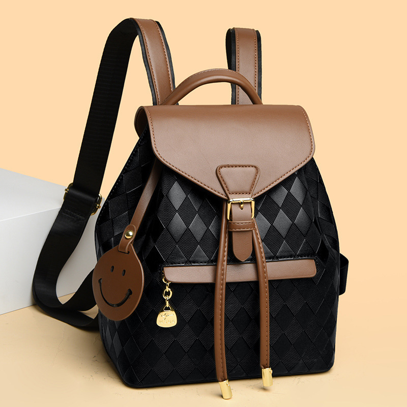 Free Shipping Designer Luxury Women's Backpack New Casual Women's Plaid Bag For Work Commute Travel Backpack Student Leisure Bag