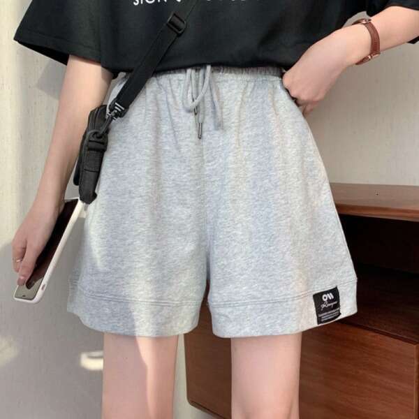 Casual Shorts For Women Summer Thin Style New Trendy High Waist Slimming Loose Pants B5