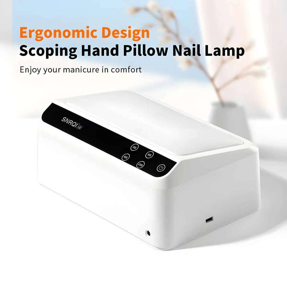 New Arrival 2-in-1 UV LED Lamp Arm Rest Gel Polish 72W Nail Light Dryer with 4 Timers for Salon or Home Use X250710