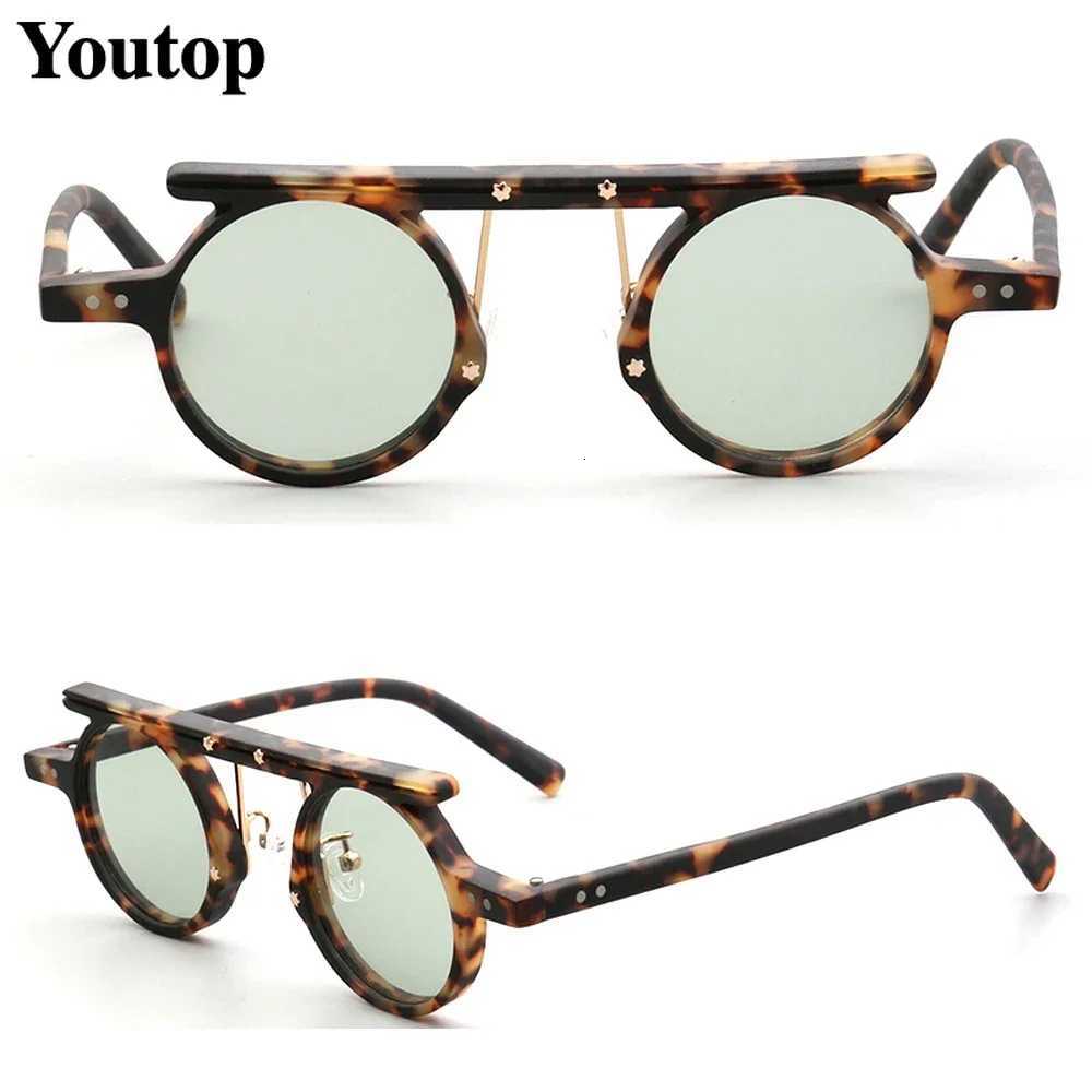 Vintage Men Round Sunes Polari Wen Sun es UV400 Fashion Tortoise Grey Car Blue Transparent Driving Eyewear W250709