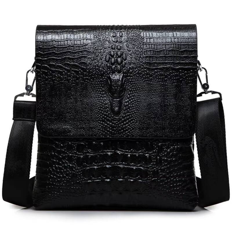 Luxury Brand Messenger Leather Business Alligator Shoulder Male Casual Satchel Crocodile Grain Crossbody Bag For Men ddmynov
