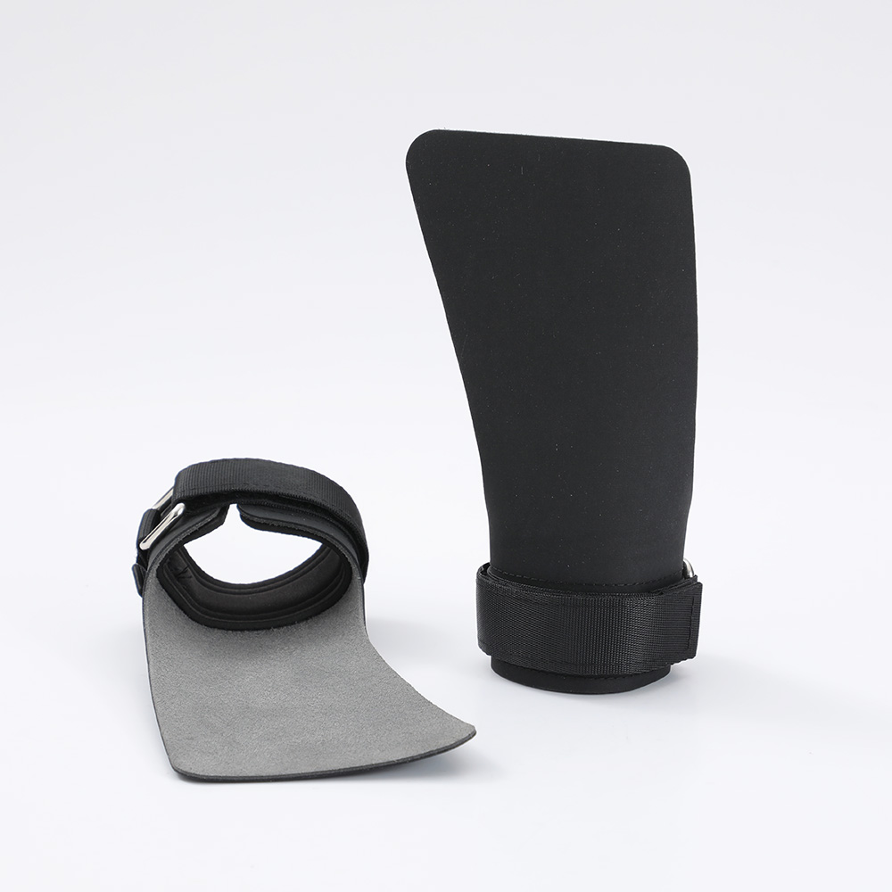 A Pair of Hypalon No-hole Hand Grips for Crossfit Pull-ups Cross Training Gymnastics WODS Weightlifting Palm Protector