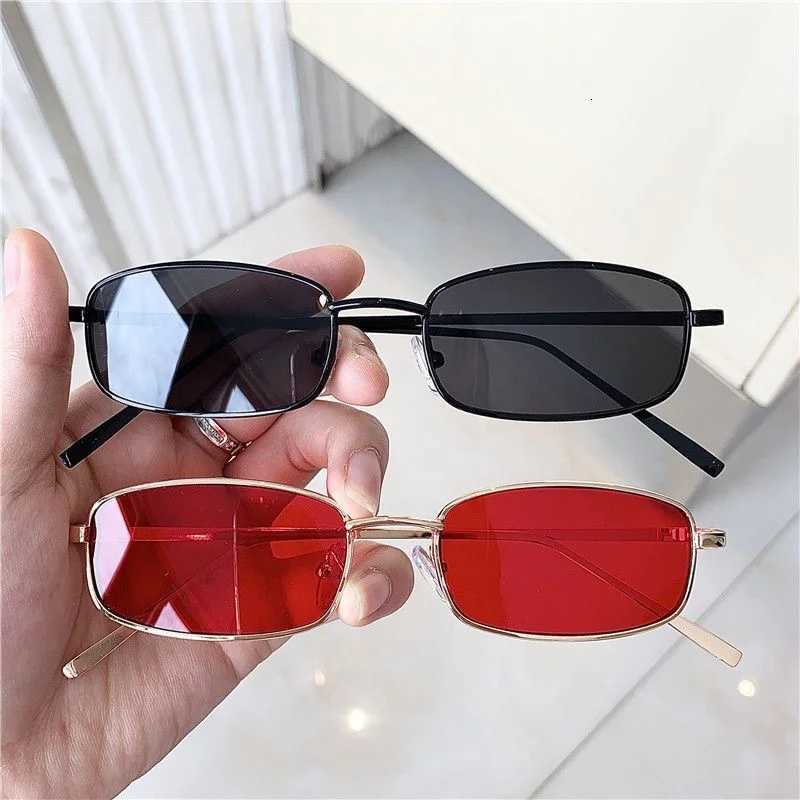 New Small Fe Rectang Sunglasses Wens Brand Designer Square Sunglasses Mens Vintage Eyewear UV400 Sunglasses W250709