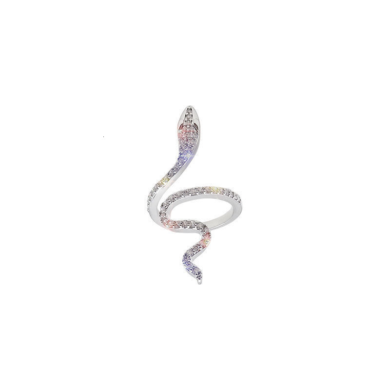 Ring Selling Micro-set Zirconia Wrapped Snake Ring for Female Minority n Sense Fashion Personality Index Finger Ring 250710
