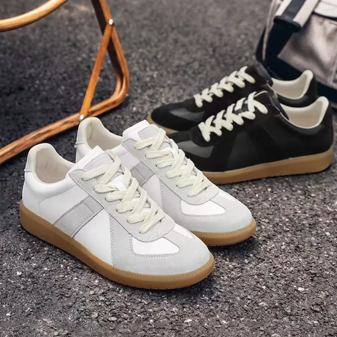 Designer Shoes Dress Shoe German Trainer Margielass Casual shoe track Run Womens Mens Youth Sneaker suede Loafer luxury walk Tennis Leather hike Outdoor sport shoe