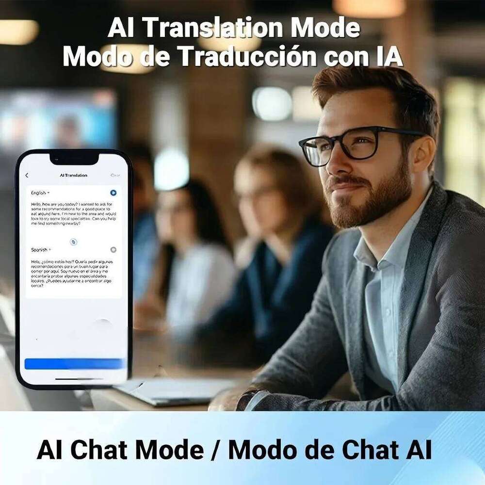 Designer famous brand AI translation smart bluetooth men and women travel conversation headset with speaker camera sunglasses