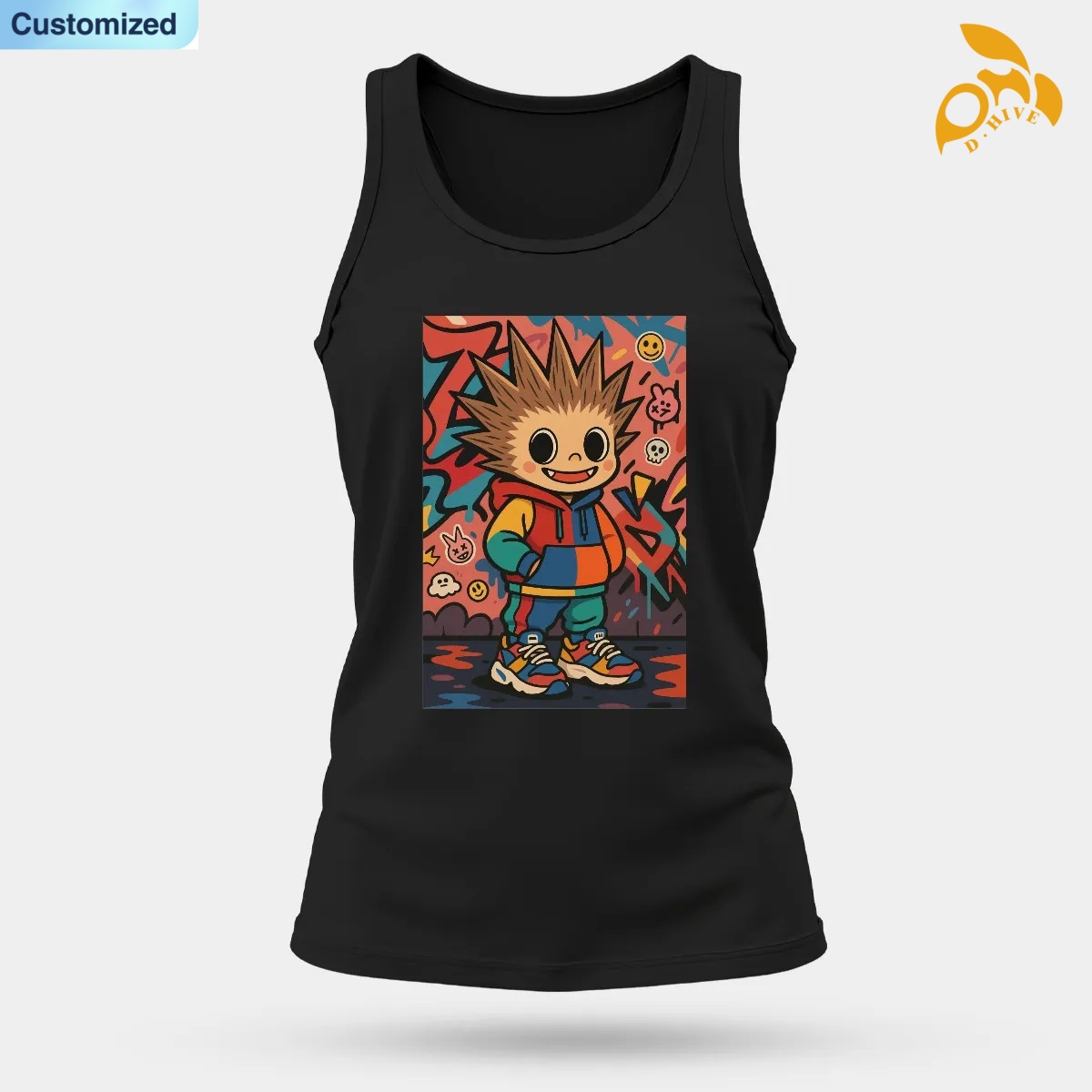 free shipping of customized trendy breathable sports vest for women is suitable for the United States 180GSM front and back DTF with exquisite pattern