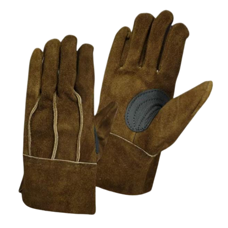 Extra soft cow leather gloves Anti-Slip Thick Bull Skin Work Gloves For High Temperature Jobs & Industrial Use Workers' protective gloves