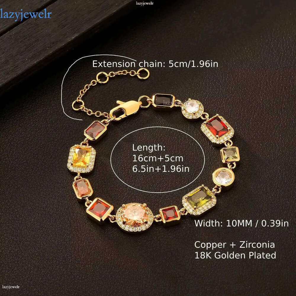multi light color gemstone beaded necklace rainbow motley choker women jewelry moissanite tennis gold colorful gem stone men chain gift