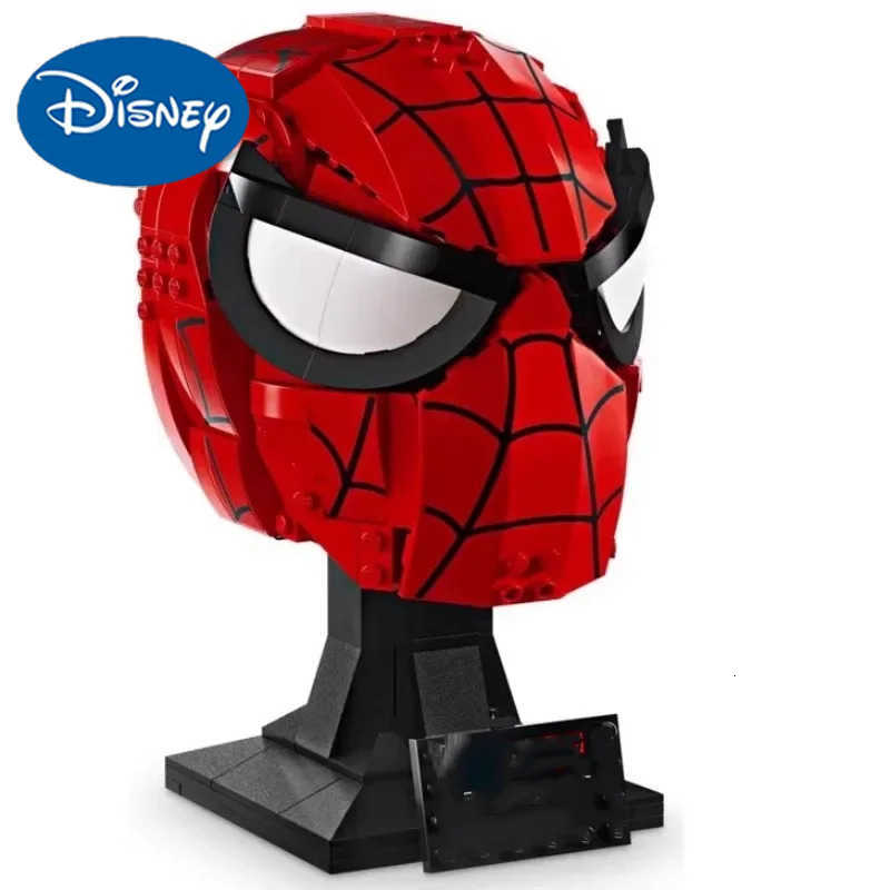 Disney Marvel Super Heroes Building Blocks Venom Spiderman Ironman Darth Vader Head Assembly Movie Collection 3D Model Mini Brick Toy Z250710