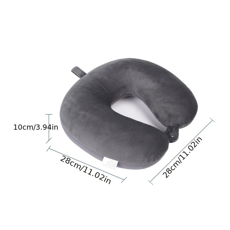 Travelling cervical pillow U-shaped pillow travel office nap cervical pillow velvet pillow memory cotton pillow core