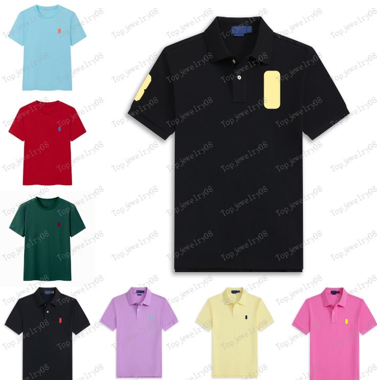 Designers t shirt Classic shirt men Polo women Fashion Casual tshirt Summer business shirts ralphhlaurent unisex tee man tops asian S-2XL