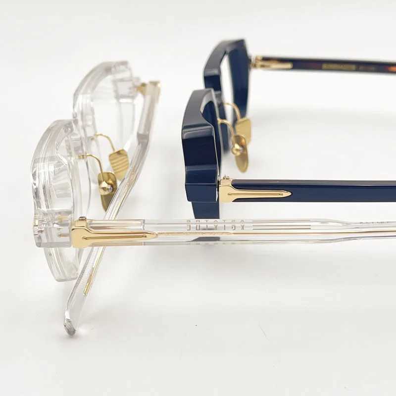 Unisex Fashionab Acetate Rectangar Small sunes - Prescription nses Ready - Trendy Ready - Trendy Lightweight W250709