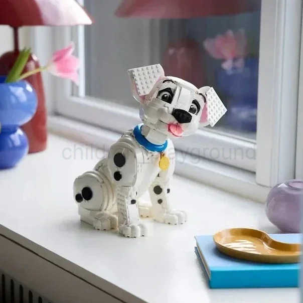 Disney 2025 NEW Cartoon 101 Puppy Model Building Block Brick Dog DIY Creative Assembly Educational Architecture Toys Gift 1722Pcs W250710