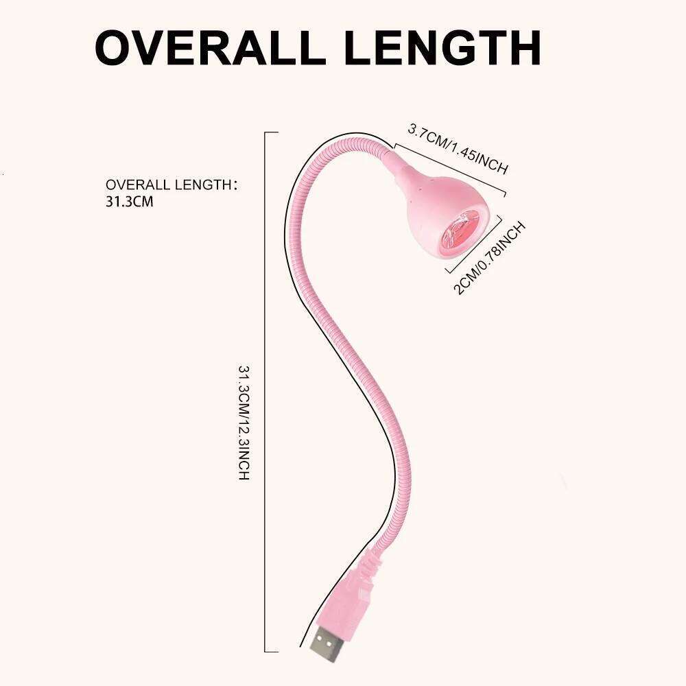 LED Light for Quick Drying UV Gel Nails Polish Mini USB Lamp Portable Flexible Nail Dryer Manicure Salon Tools X250710