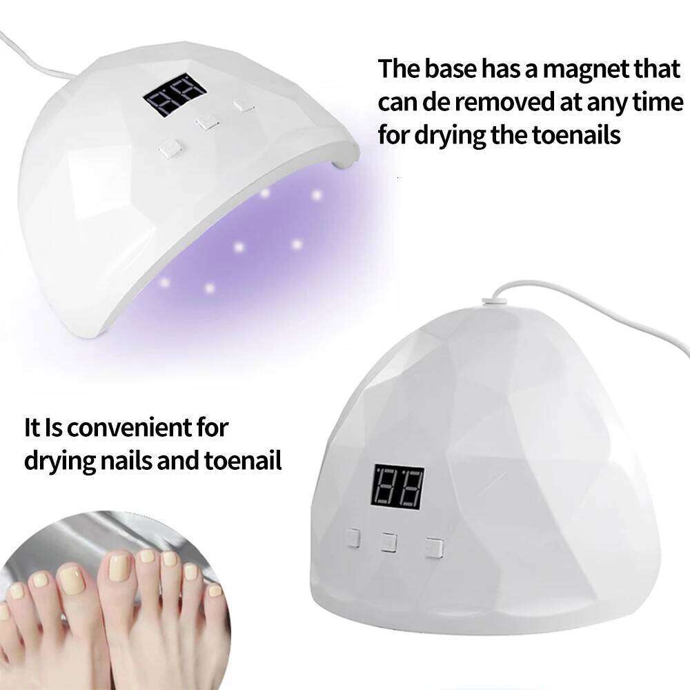 YIKOOLIN 88W Light For Eyes Protection UV Lamp for Nails Gel Nail Polish Curing Dryer Home Salon X250710