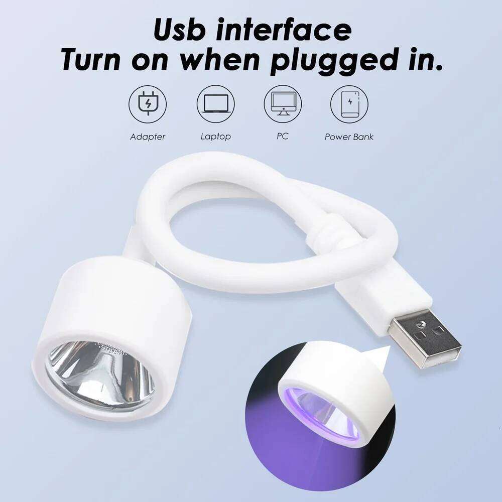 YIKOOLIN Lamps Gooseneck Lamp Nail UV Light for Gel Polish Curing Art Tools X250710