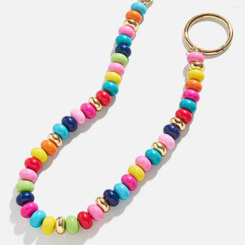Colorful Hand Woven Keychain: Bohemian Bag Hanging Pendant with Bead Accents, DIY Accessories Z260130