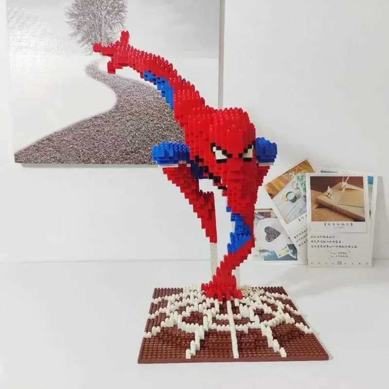 Disney Spiderman Hulk Building Block Iron Man Rocket Raccoon Super Heroes Assembled 3D Model Captain America Mini Brick Figures Toys Z250710