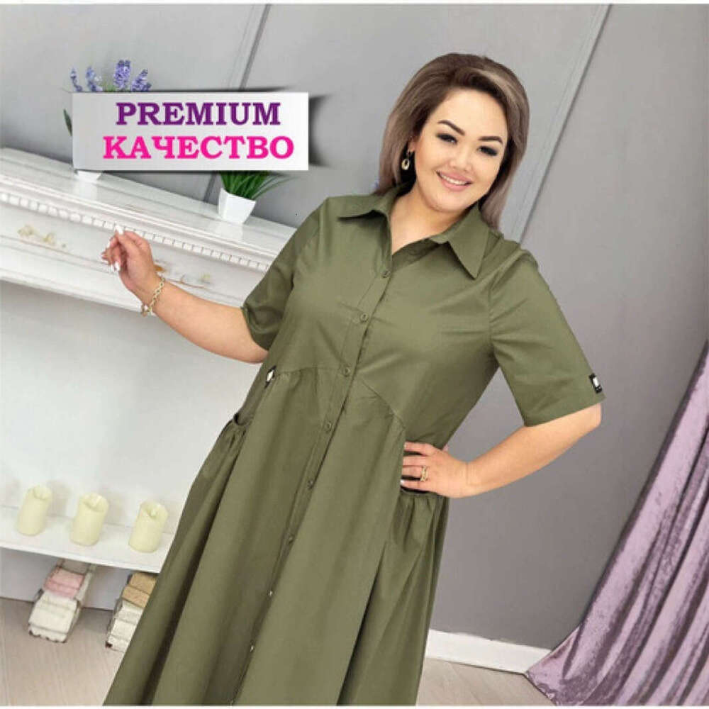 Russian Women's Plain Dress B5