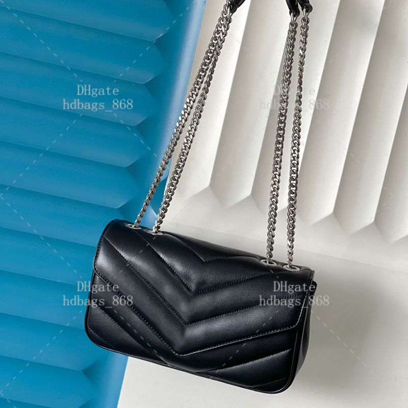 20A Lambskin Luxury Designer Chain Bag - Fashionable Crossbody & Shoulder Handbag 24cm with Box Y460