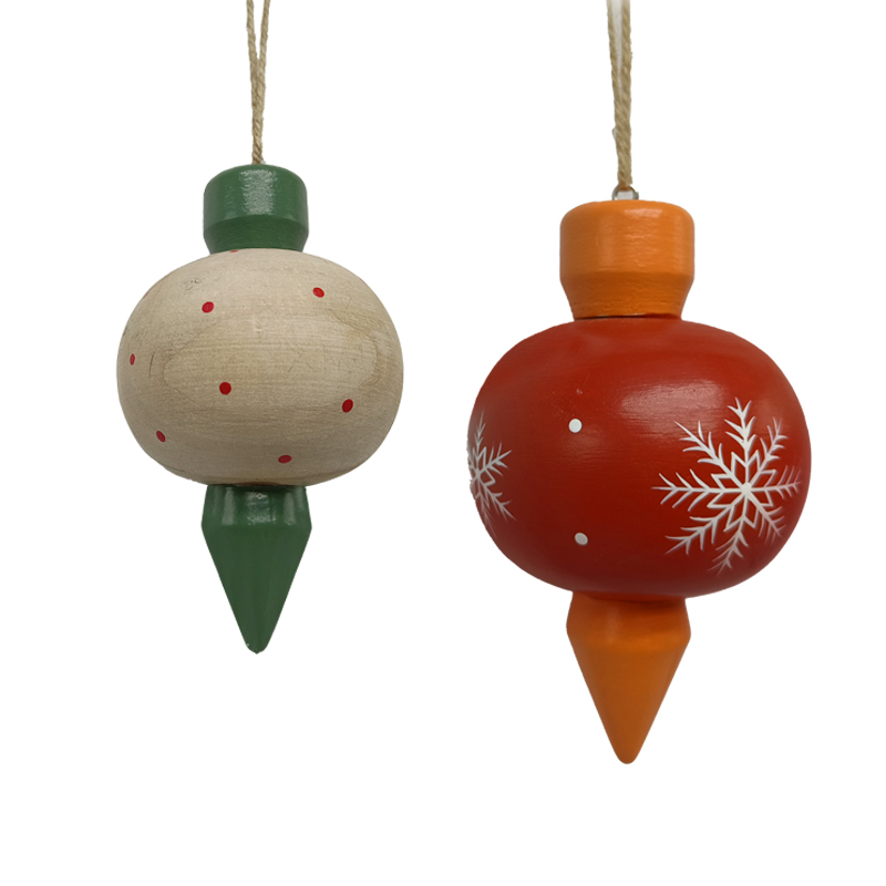 Eco-Friendly Pine Snowflake Ornaments - Traditional Christmas Hangings Made of Sustainable Materials & Hemp Cordage