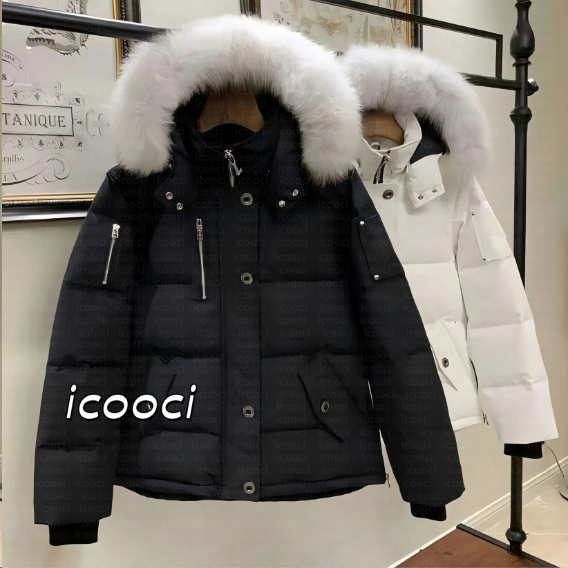 Designer jacket women Men puffer jacket outdoor Winter Down Jacket leisure coats Thick windproof overcoat Waterproof proof puffer real wolf fur Top 001