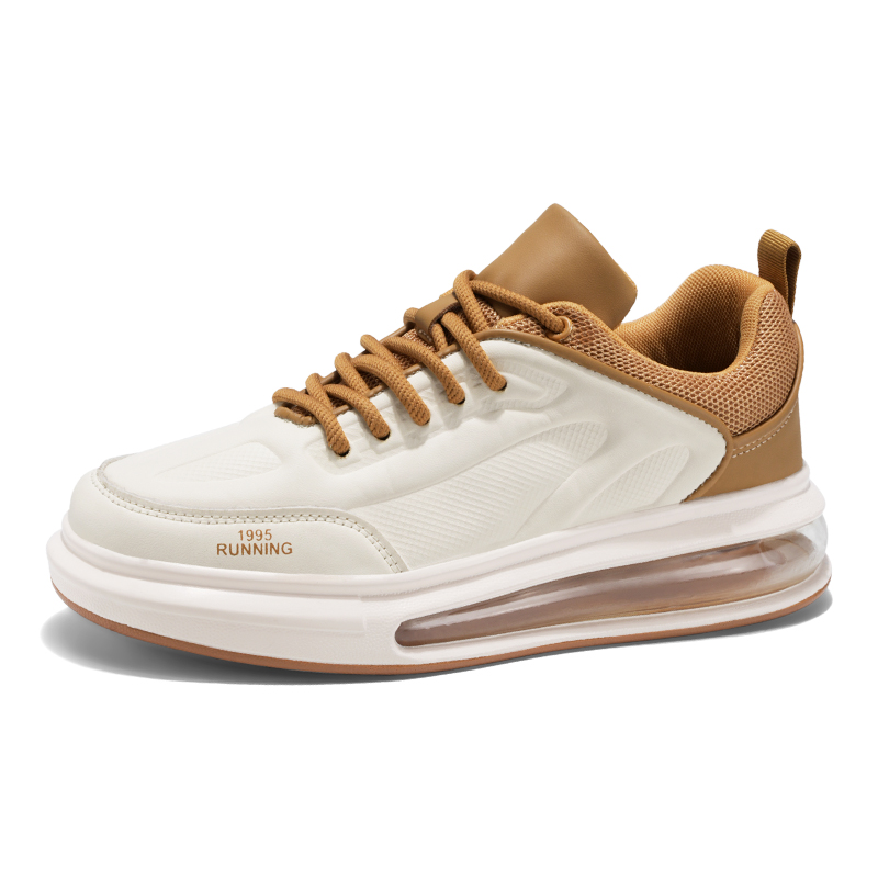 9020- New Forrest Gump Shoes Men's Trendy Brand Soft Bottom Comfortable Running Sports Leisure Height Increasing Korean Version Board Shoes Dad S