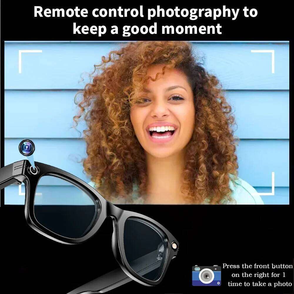 Designer famous brand AI translation smart bluetooth men and women travel conversation headset with speaker camera sunglasses