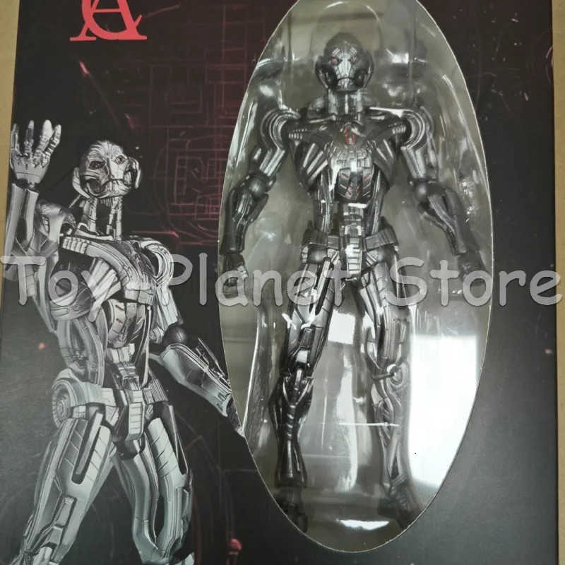 Disney 16cm Ultron Action Figures Kaiyodo Amazing Yamaguchi Avengers Anime Collection Ko Model Customized Gift Toys In Stock AC Factory W250710