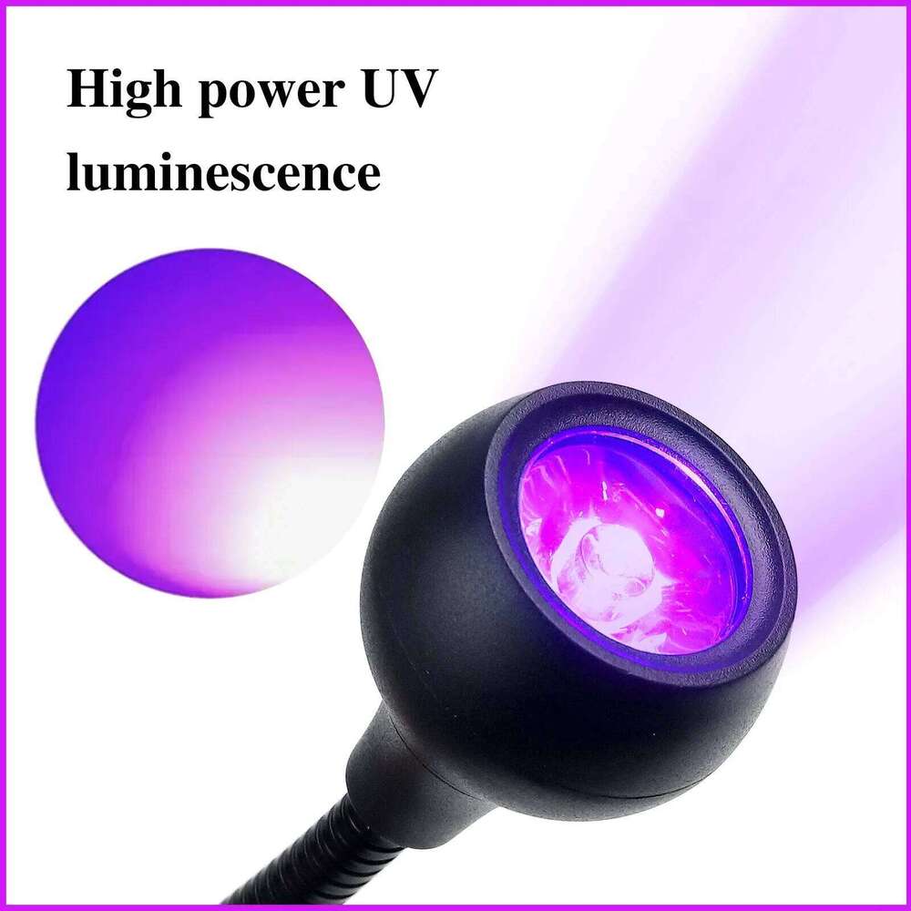 LED UV Light for Drying Polish Gel Clip-On Flexible Desk Mini USB Lamp Portable Nail Dryer Manicure Salon Tools X250710