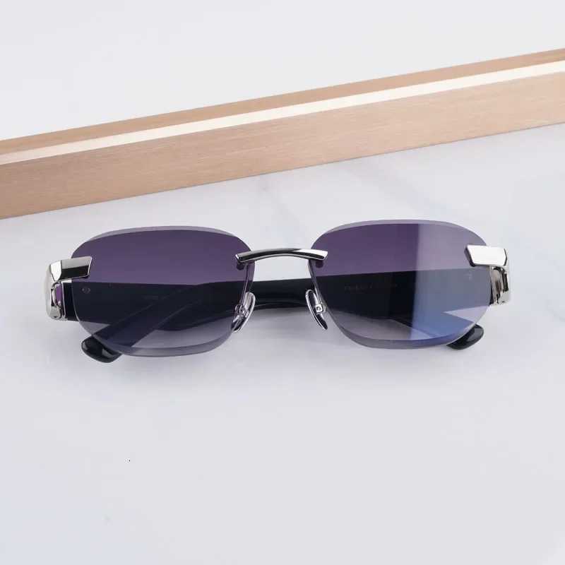 Z111 Square Germany Brand Rimss Sunes Alloy Acetate Top Quality UV400 Diamond Cutting Fashion ical Design Gradient W250709