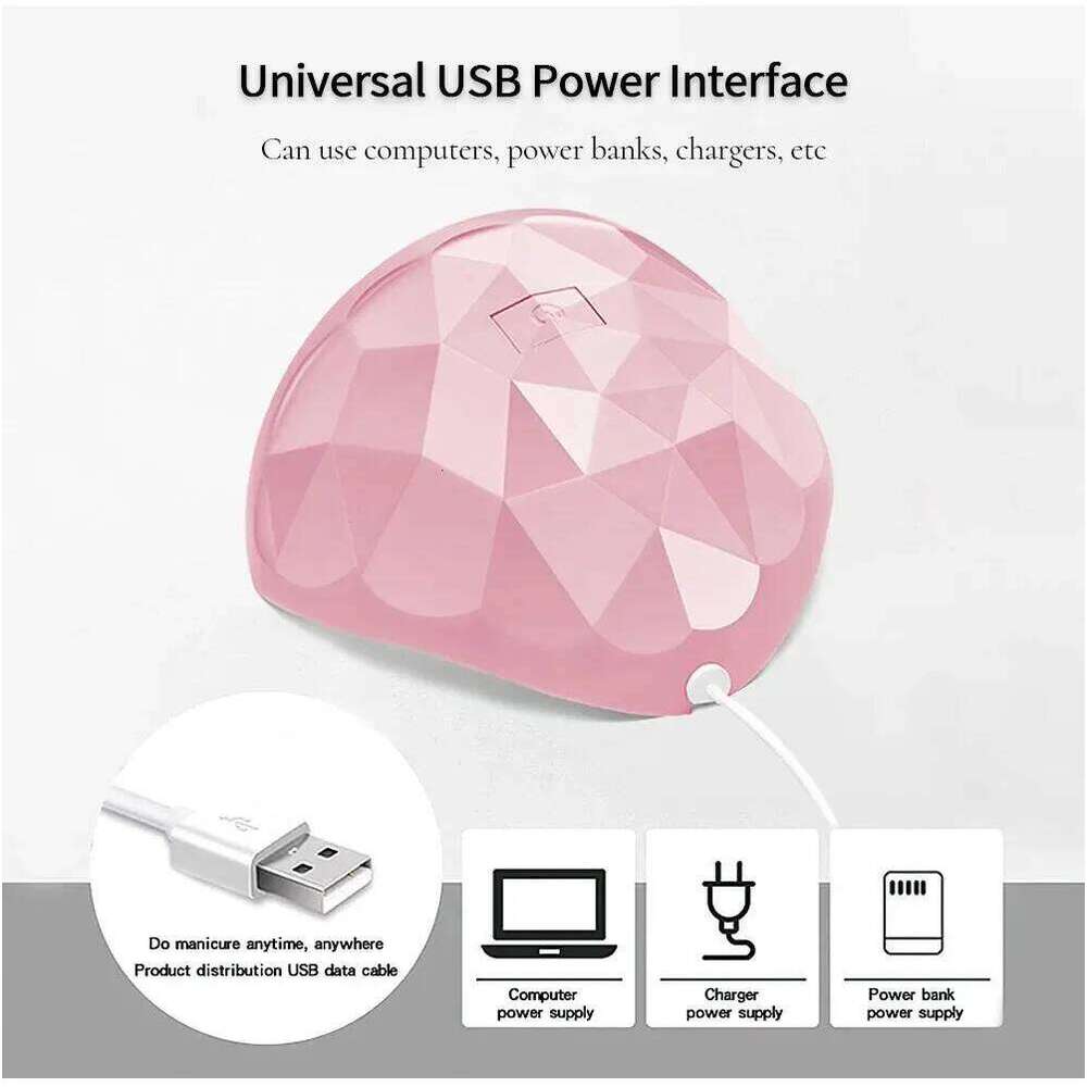 LED Nail Dryer For Nails 18 UV Lamp Beads Drying All Gel Polish USB Charge Professional Manicure Equipment X250710 X250710