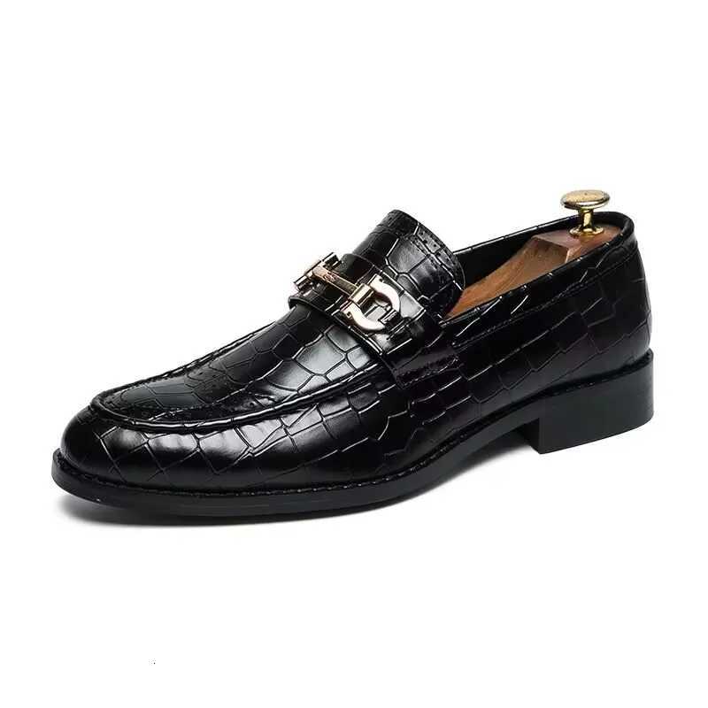 Mens Loafers Business Dress Leather Shoes Mens Brand Brown Oxford Shoes High Quality Soft Flat Casual Shoes Mocassin Homme 46 XJ250710