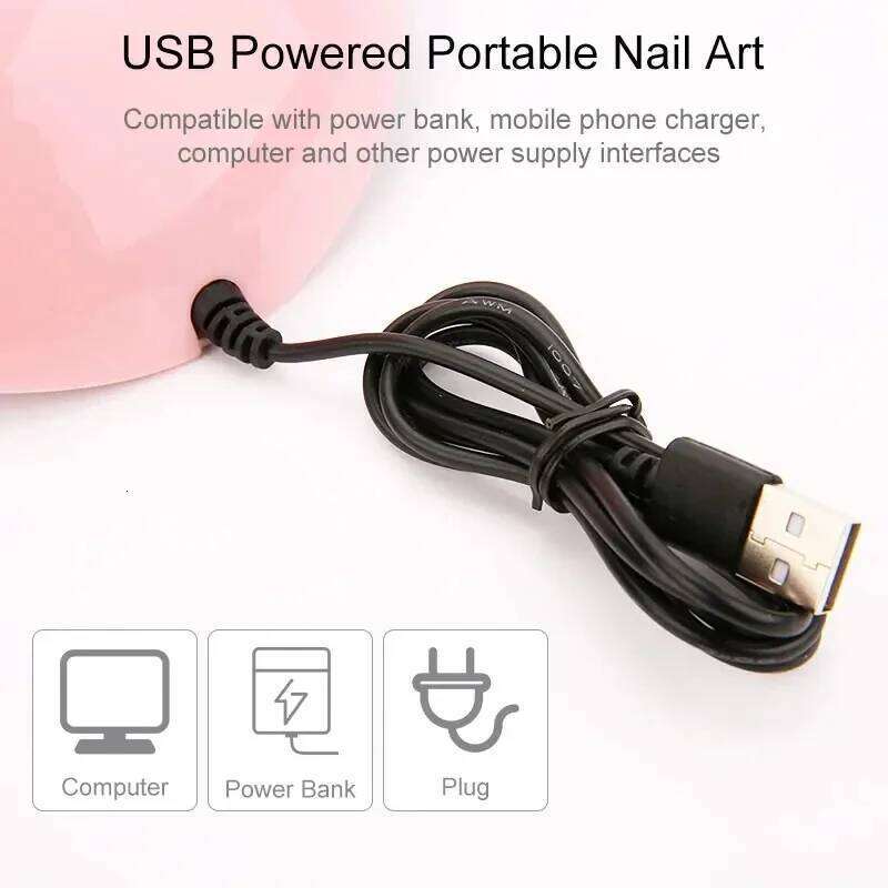 Attention-Grabbing Dryer hine Home Use Nail For Drying Curing Nails Varnish With 18pcs Beads UV LED Lamp X250710
