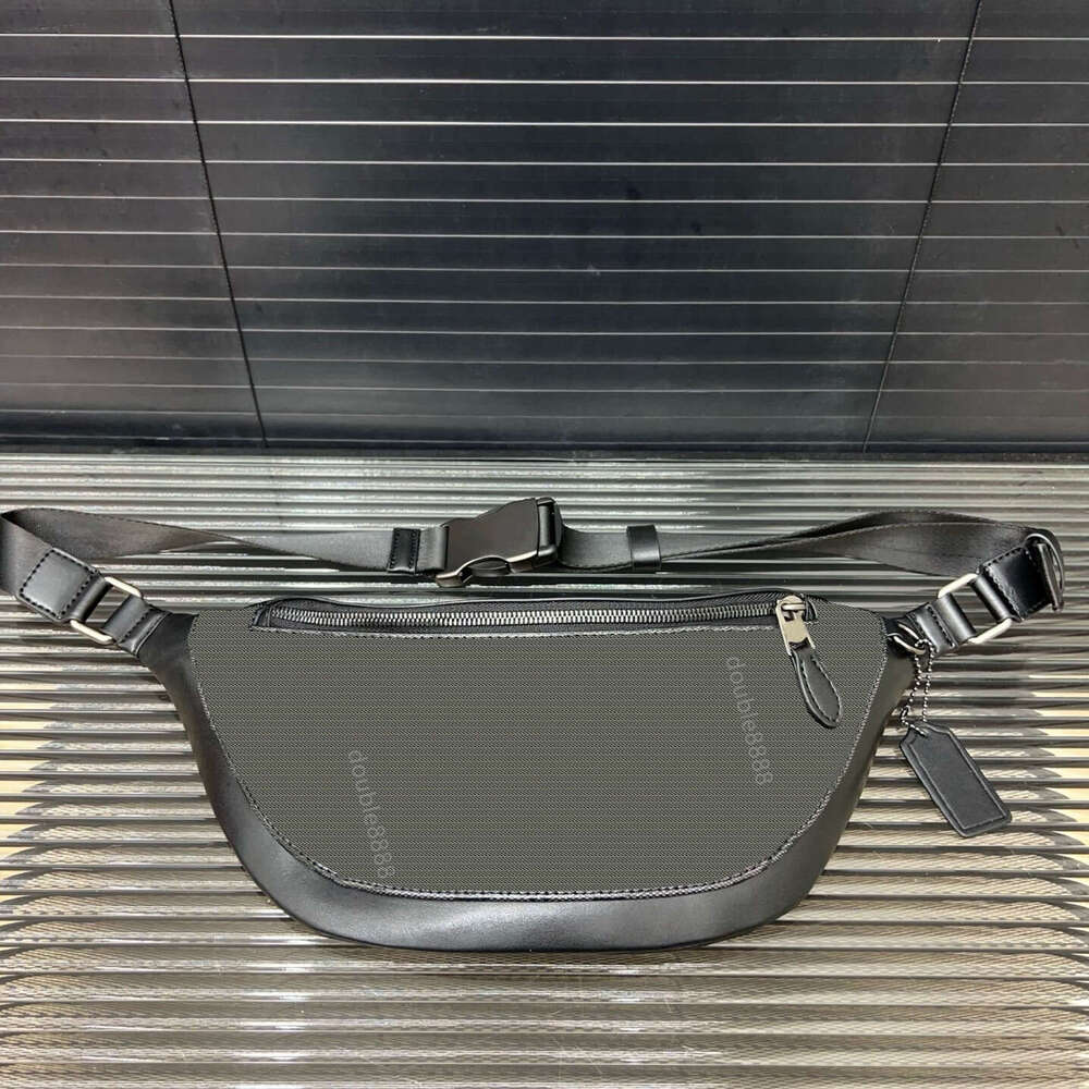 Designer leather canvas men's waist bag fashion chest bag cycling bag sports bag gym bag shoulder bag crossbody bag messenger bag daily phone bag travel bag postman bag