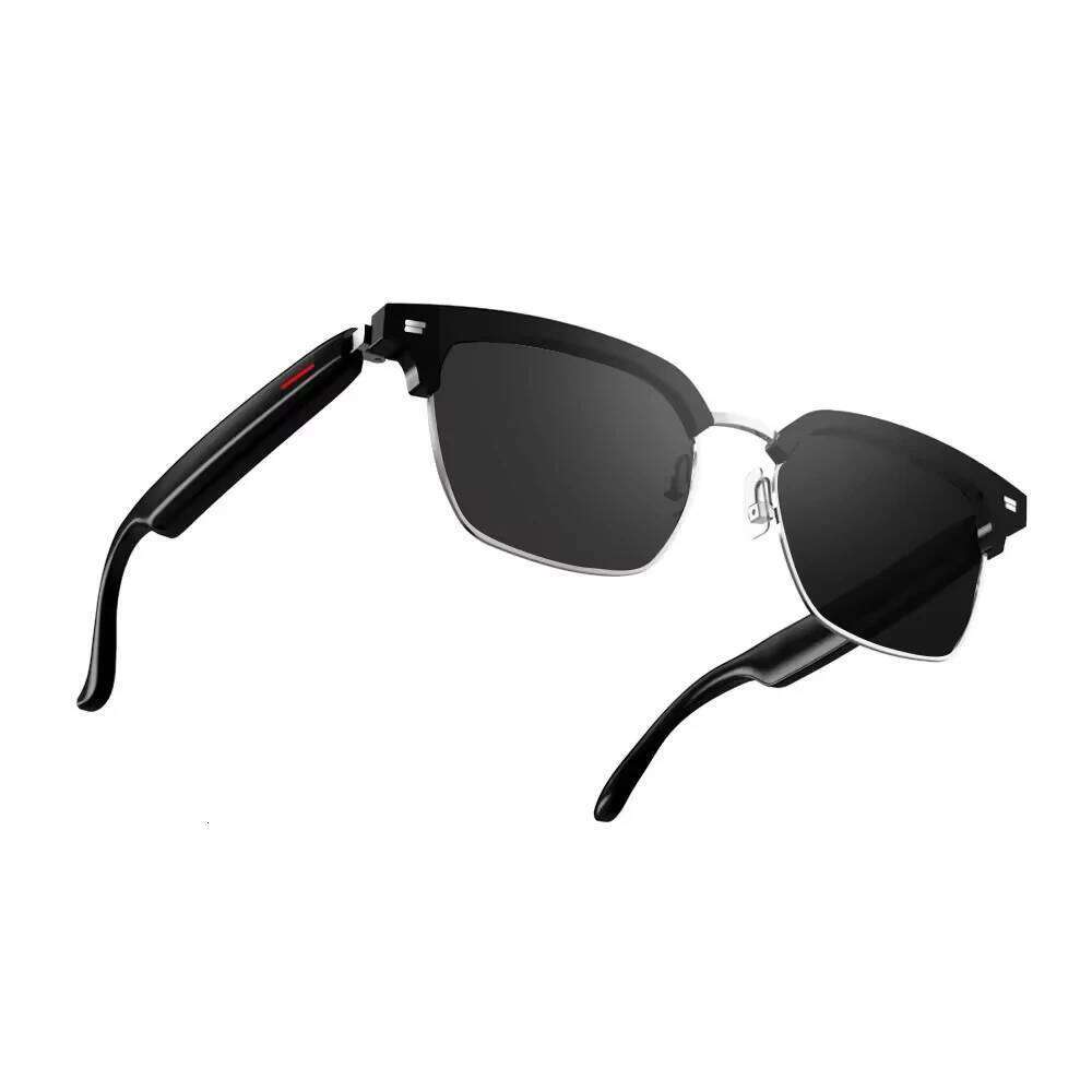 Designer famous brand E smart belt automatic adjustment wireless bluetooth headset anti-blue light waterproof sunglasses for men and women