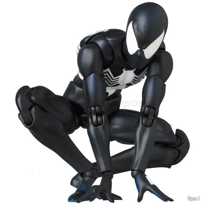 Disney 1/12 MAFEX 147 Anime The Amazing Spider-Man Figure Spider Man Venom KO Version by CT Toys Movable Action Figures Model Toy W250710