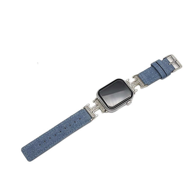 Metal Ishaped strap compatible with Watch 456789 S10 Watch Wristband Apple Watch Strap 250710