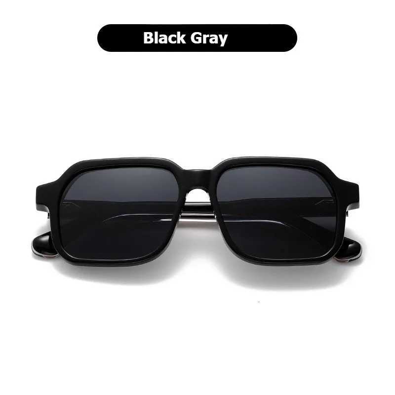 New Brand Mens UV Protection Thick Handmade Sun Glasses Acetate Large Square for Mens High Quality Designer Sunglasses W250709