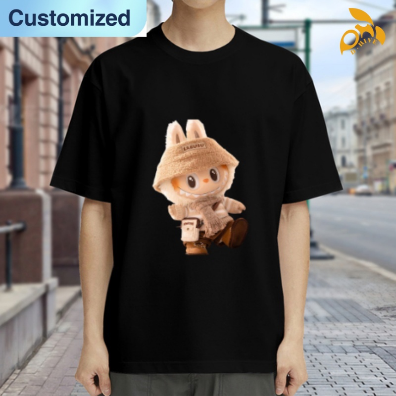 Oversize Free Shipping Designer Men's Women's shirt Short Sleeve Round neck Professional Customized tees outdoor with labubu pattern