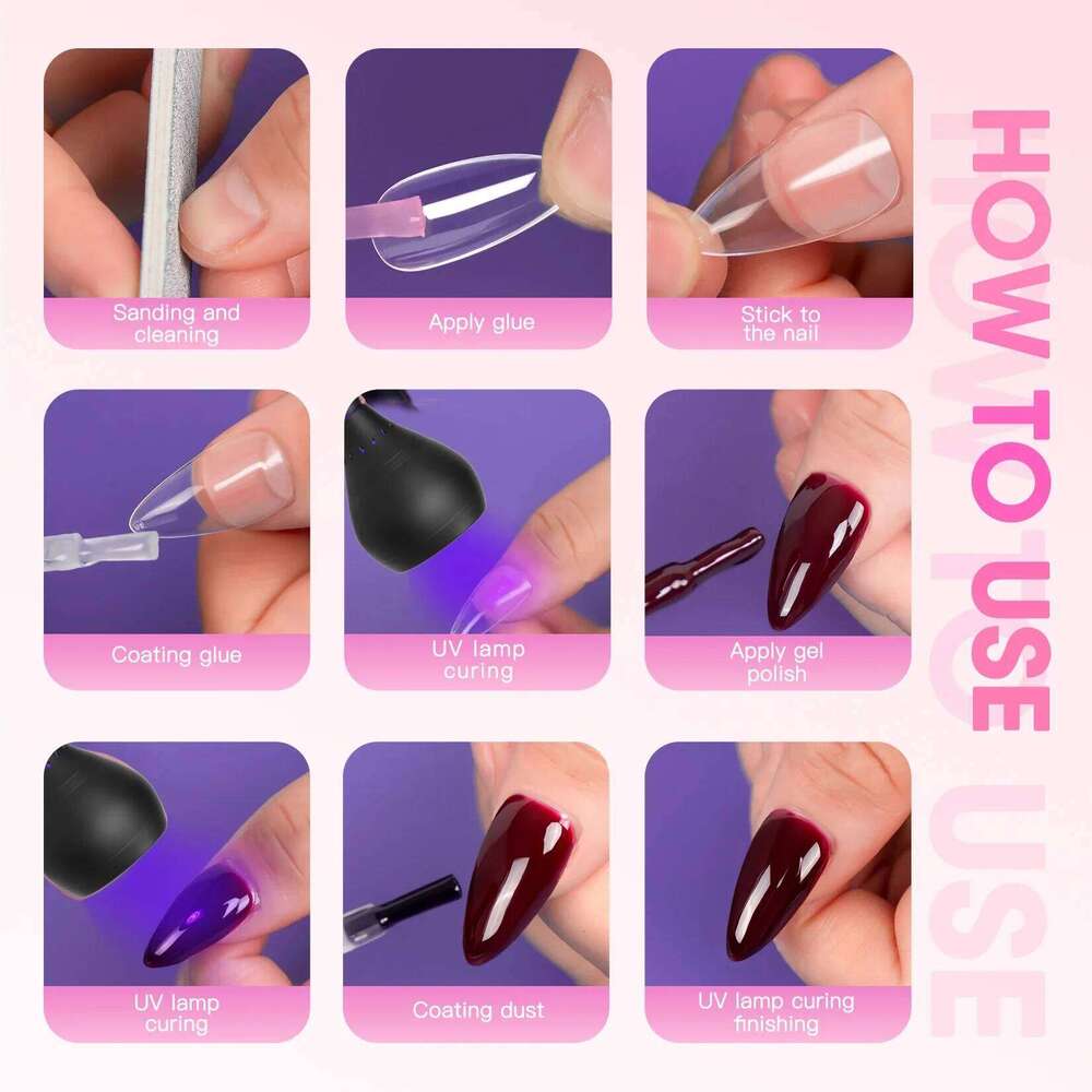 Dryer Light UV Nail lamp 395nm Wavelength Clip-on Desk Mini USB For Gel Nails ongle Manicure Salon Tools X250710