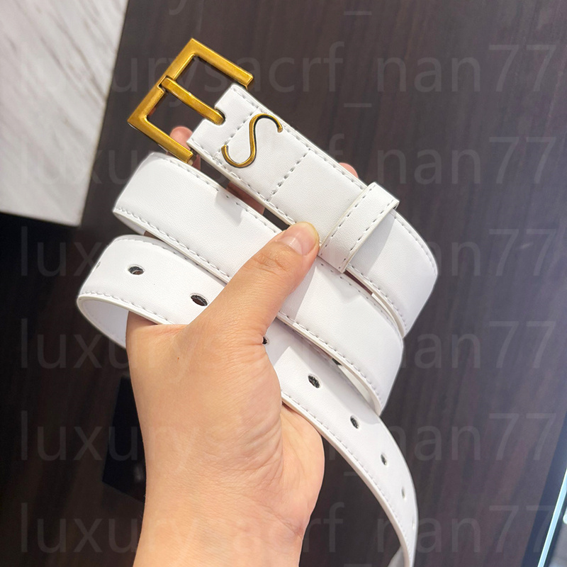 Luxury Designer Belt classic square buckle genuine styles bright alligator embossed leather unisex letter belt