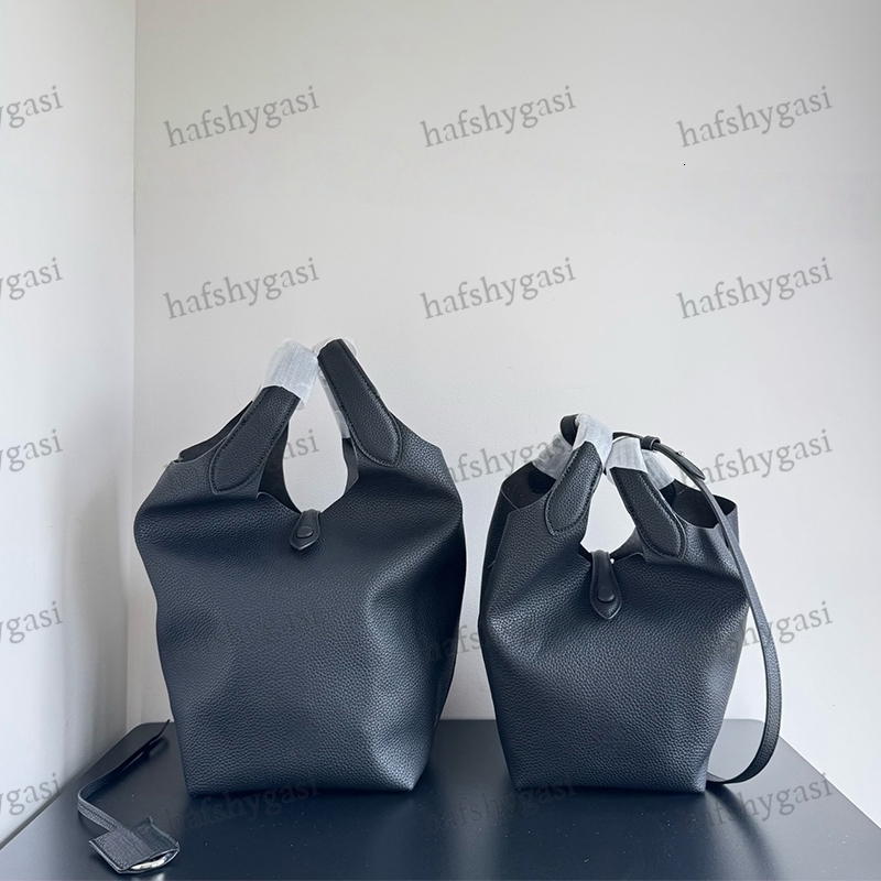 Designer Polo Play Leather Tote Lychee Pattern Bucket Bag Embellished Handbag Practical Crossbody Bag High Capacity Shoulder Bag Elegant Shopping Bag 250710