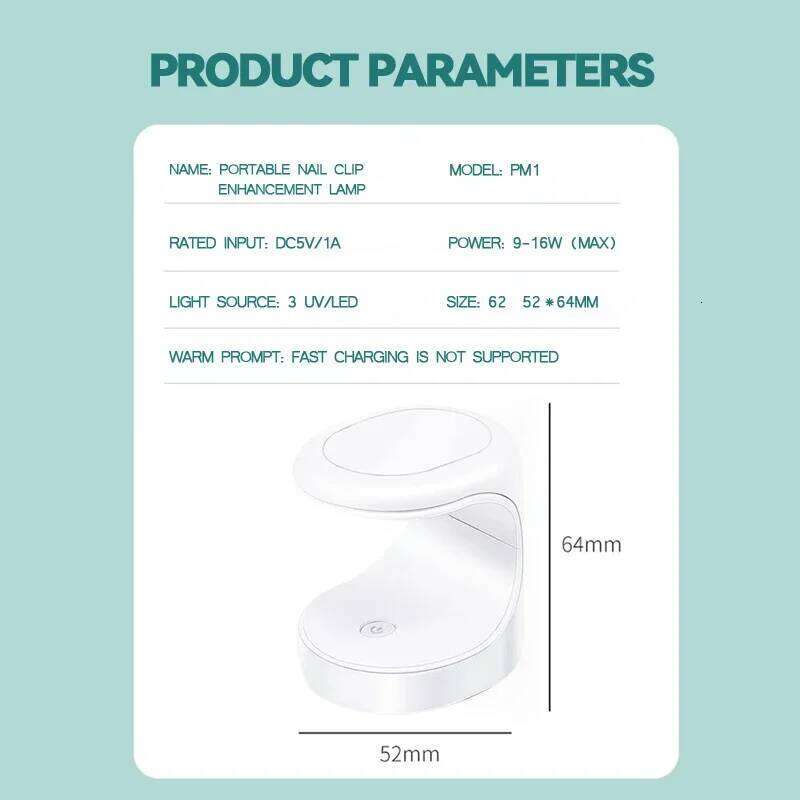 NAIL Small Dryer UV LED USB Lamp Manicure Curing Gel Polish Egg Shape Design hine Single Finger Nail Art Tools X250710 X250710