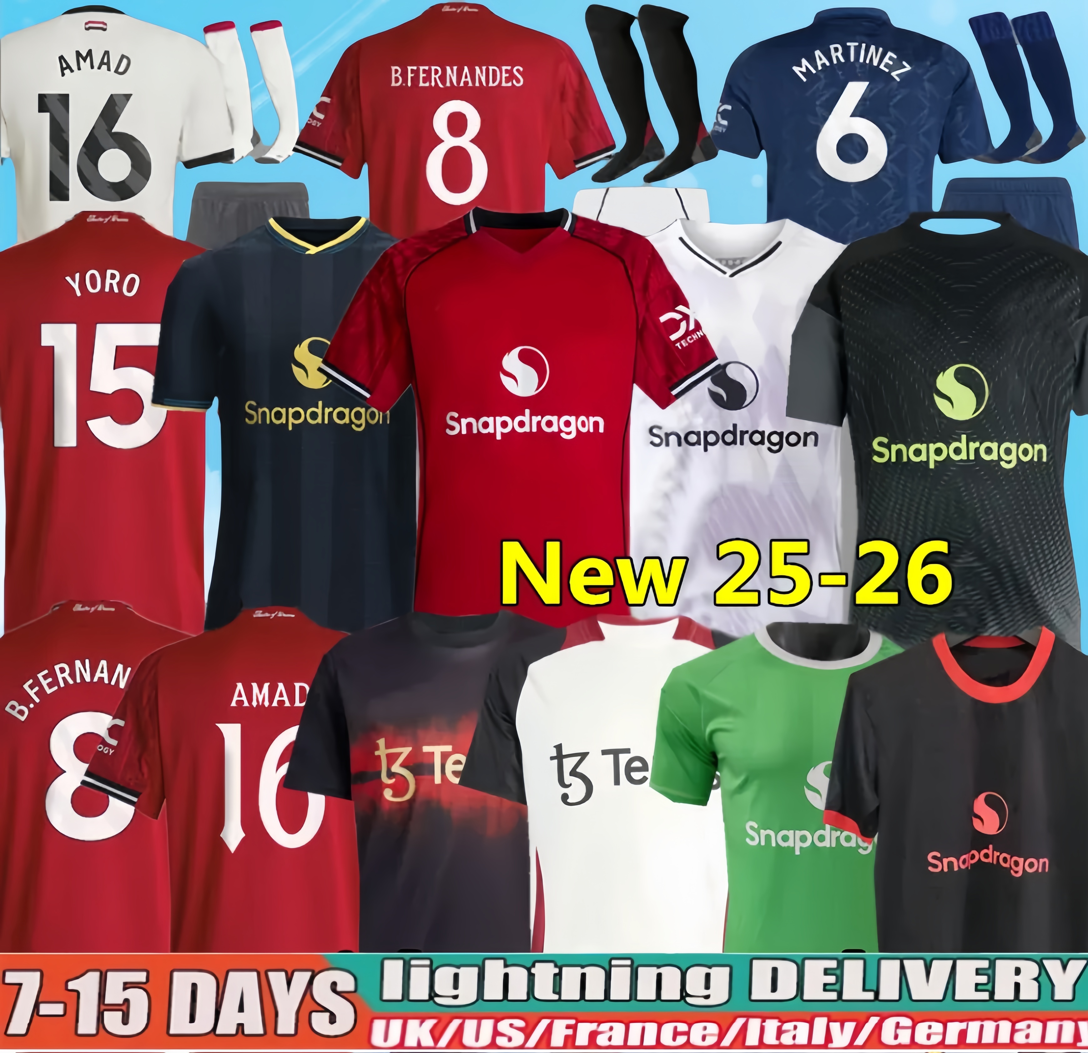 ONANA 24 25 26 soccer jerseys BRUNO FERNANDES RASHFORD football shirt 2025 2026 men kids kit MARTINEZ CASEMIRO AMAD Garnacho Mount HOJLUND YORO MAINOO Zirkzee